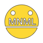 mnml yellow android application logo